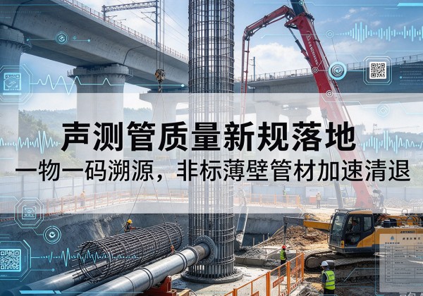 尉氏声测管质量新规落地，一物一码溯源，非标薄壁管材加速清退