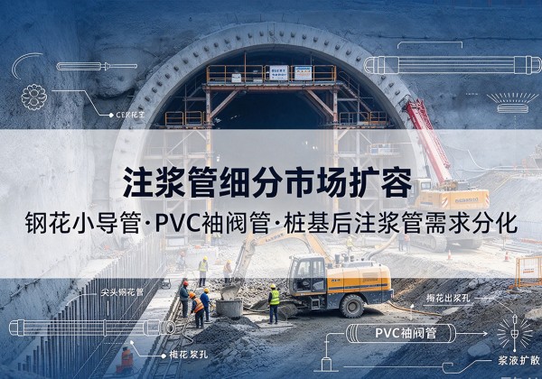 尉氏注浆管细分市场扩容，隧道钢花小导管、PVC 袖阀管、桩基后注浆管需求分化